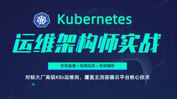 阿良教育-Kubernetes/K8s运维架构师实战集训营【中级班】第四期|完结无密|基于k8s1.19版本