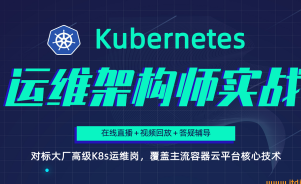 Kubernetes/K8s运维架构师实战集训营中高级5期