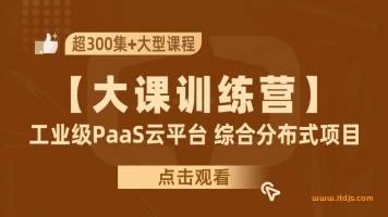 大课训练营-PaaS云平台 SpringCloudAlibaba+JDK11综合项目实战