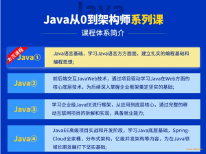 小码哥 Java从0到架构师系列课课程介绍截图