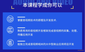 小码哥 音视频开发技术学习视频教程(第一季)2021年进阶课课程介绍截图