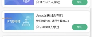 百战程序员Java架构师课程介绍截图