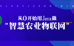 从0开始用Java做智慧农业物联网图