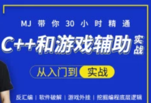 30小时快速精通C++和游戏辅助实战-大神MJ精选图