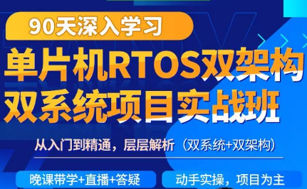 90天深入学习单片机RTOS双架构双系统