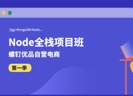 螺钉Nodejs全栈项目班图