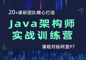 hm精品Java架构师实战训练营第4期图